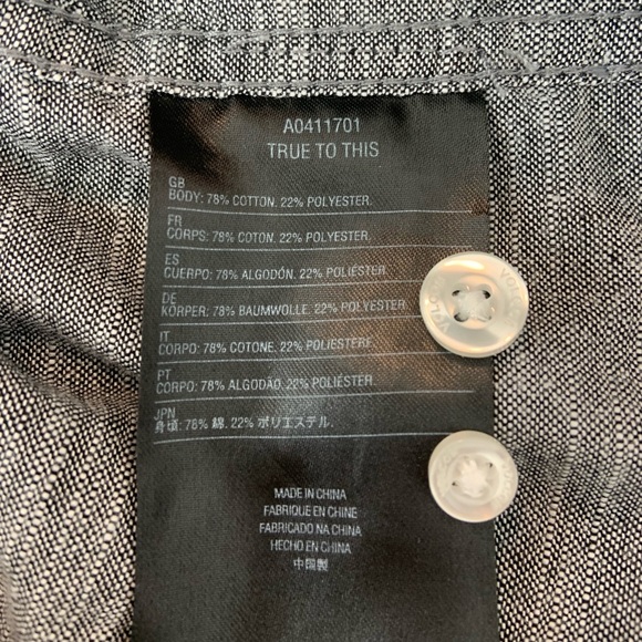 Volcom Stone Men’s Woven Short-Sleeve Button Down Shirt Grey - Picture 4 of 8